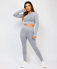 Grey-Ribbed-Asymmetric-Hem-Loungewear-Set8