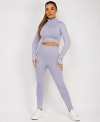 Lilac-Zipped-Neck-Ribbed-Activewear-6