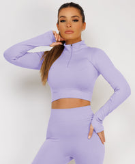 Lilac-Zipped-Neck-Ribbed-Activewear-7