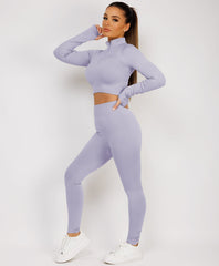 Lilac-Zipped-Neck-Ribbed-Activewear-8