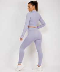 Lilac-Zipped-Neck-Ribbed-Activewear-9