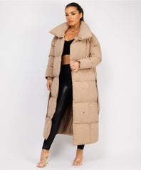 Longline-Duvet-Puffer-Coat-Biege-3