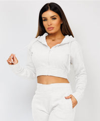 Zipped-Hooded-Loungewear-Set-Marl-Grey-2