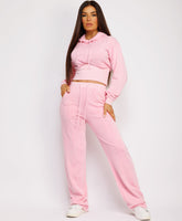 Acid-Wash-Ribbed-High-Hem-Hoodie-Lined-Straight-Joggers-Charcoal-Baby Pink-1