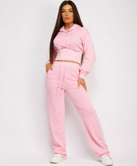 Acid-Wash-Ribbed-High-Hem-Hoodie-Lined-Straight-Joggers-Charcoal-Baby Pink-1