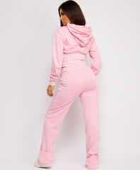 Acid-Wash-Ribbed-High-Hem-Hoodie-Lined-Straight-Joggers-Charcoal-Baby Pink-4