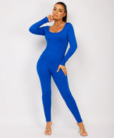 Royal Blue-Elastic-Ribbed-Long-Sleeve-Butt-Lift-Jumpsuit6