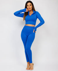 Royal-Blue-Zipped-Neck-Ribbed-Activewear-6