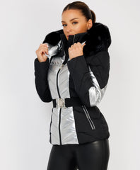 Silver-Premium-Faux-Fur-Tiered-Jacket-Coat-4