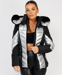 Silver-Premium-Faux-Fur-Tiered-Jacket-Coat-3
