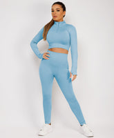 Sky Blue-Zipped-Neck-Ribbed-Activewear-6