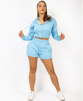 Satin-Puff-Sleeve-Ribbed-Set-Sky Blue-3