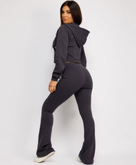 Cropped-Bootcut-Sweatshirt-And-Joggers-Tracksuit-Slate Grey-4