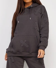 Crucifix-Cross-Hoodie-Joggers-Set-Slate Grey-4