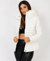 White-Premium-Faux-Fur-Tiered-Jacket-Coat-3
