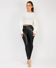 Oversized-Cropped-Knitted-Jumper-White-3