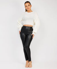 Oversized-Cropped-Knitted-Jumper-White-2