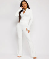 Long-Sleeve-Sport-Jacket-Flare-Leggings-White-1