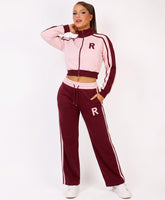 Wine R Logo Zip-Up Jacket Jogger Co-Ord