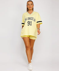 Yellow-Sports-Jersey-Tee-Shorts-3