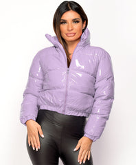 Lilac-PU-Vinyl-High-Shine-Cropped-Puffer-Jacket-2