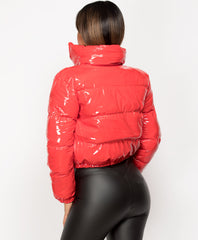 Red-PU-Vinyl-High-Shine-Cropped-Puffer-Jacket-4