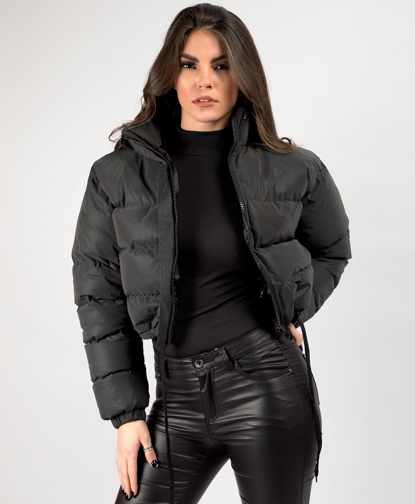 Black-Reflective-Cropped-Puffer-Jacket-2
