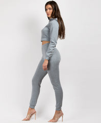 Grey-Cropped-Hooded-Zipper-Jacket-&-Joggers-Loungewear-Set-3