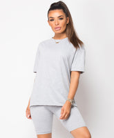 Grey-Cycling-Short-&-Oversize-T-Shirt-Co-Ord-Loungewear-Set-1
