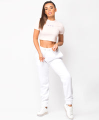 White-Fleece-Drawstring-Oversized-Joggers-3