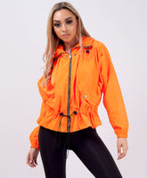 Neon-Orange-Drawstring-Waist-Oversized-Festival-Jacket-1