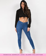 Black-Cropped-Oversized-Half-Zip-Hoodie-3