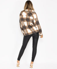 Chocolate-Brown-Oversized-Fit-Check-Shirt-Shacket-4