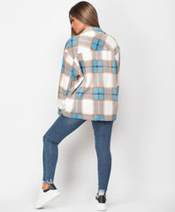 Blue-Oversized-Fit-Check-Shirt-Shacket-4