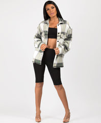 Khaki-Oversized-Fit-Check-Shirt-Shacket-1