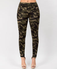 Khaki-Fur-Lined-Gold-Zip-Camouflage-Leggings-1