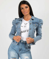 Blue-Puff-Sleeve-Cropped-Denim-Jacket-1