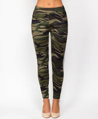 Camouflage-Twin-Stripe-Fur-Lined-Leggings-1