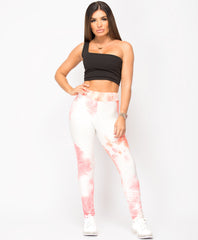 Coral-Waffle-Textured-Tie-Dye-Leggings-1