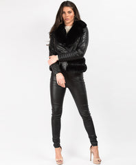 Black-Black-Faux-Fur-Trimmed-PU-PVC-Belted-Biker-Jacket-2