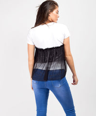 Black-Coco-Nuts-Tulle-Mesh-T-Shirt-3