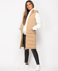 Beige-Side-Split-Zip-Long-Hooded-Bodywarmer-2