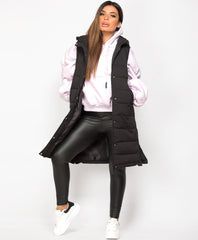 Black-Side-Split-Zip-Long-Hooded-Bodywarmer-3