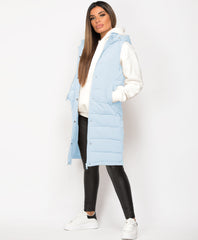 Sky-Blue-Side-Split-Zip-Long-Hooded-Bodywarmer-2