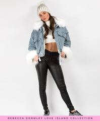 Blue-White-Faux-Fur-Trim-Oversized-Denim-Jacket-1