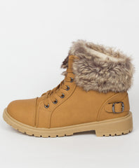 camel-29015-sherpa-lined-fur-detail-buckle-trim-ankle-boots-3