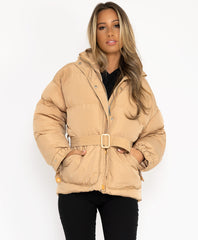 Beige-Padded-Quilted-Oversized-Puffer-Duvet-Hooded-Jacket-1