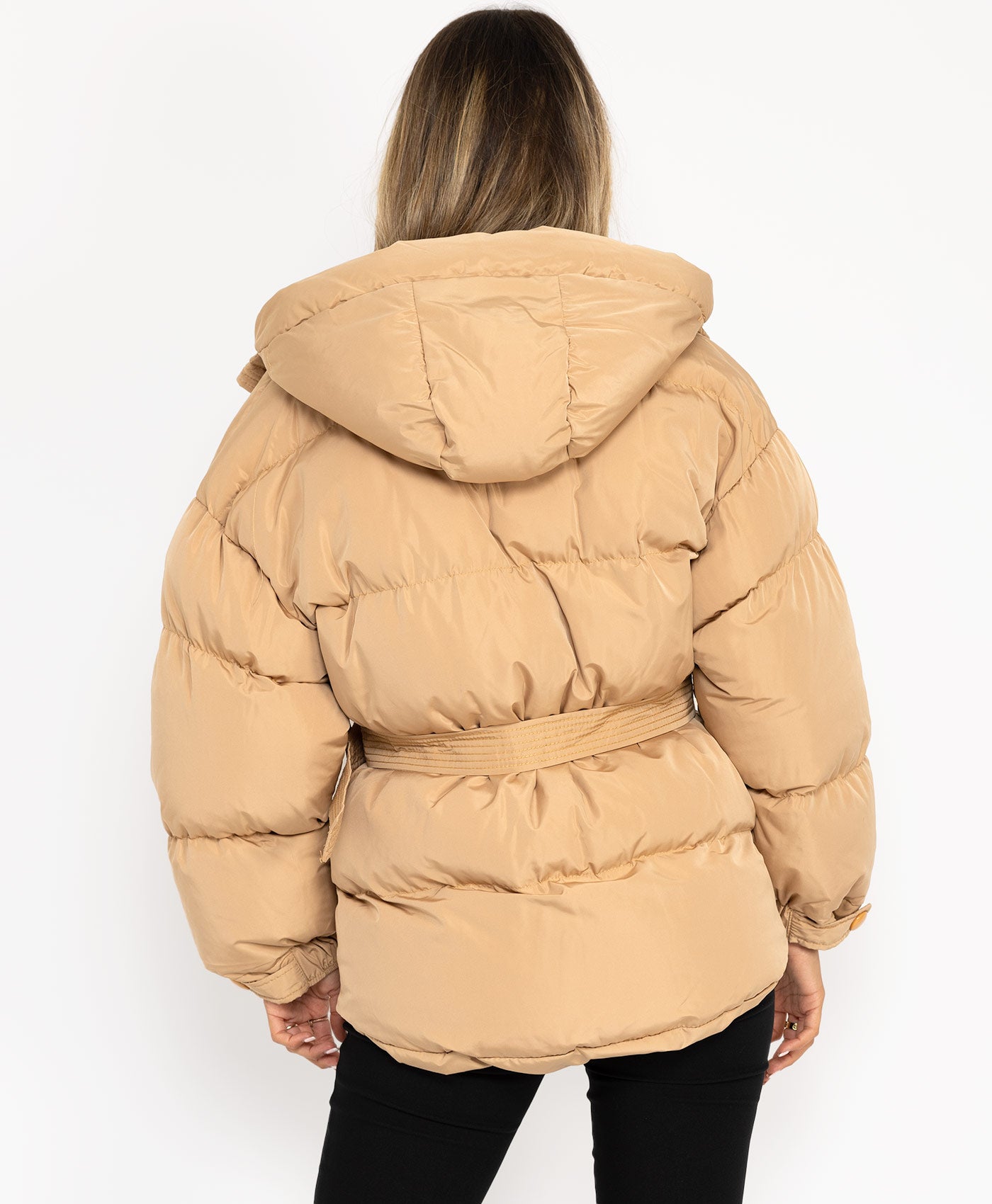 Beige-Padded-Quilted-Oversized-Puffer-Duvet-Hooded-Jacket-7