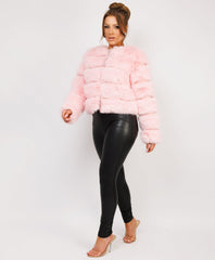 Baby-Pink-Premium-Faux-Fur-Tiered-Jacket-Coat-4