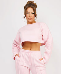Zipped-Hooded-Loungewear-Set-Pink-4